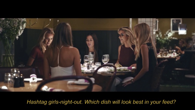 Video Reference: Friendship, Facial expression, Lady, Fun, Conversation, Photo caption, Beauty, Human, Interaction, Event, Person