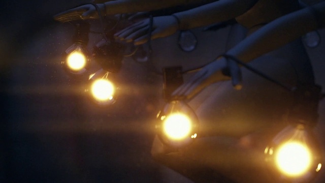 Video Reference: Automotive lighting, Headlamp, Light, Lighting, Yellow, Auto part, Amber, Sky, Night, Automotive exterior