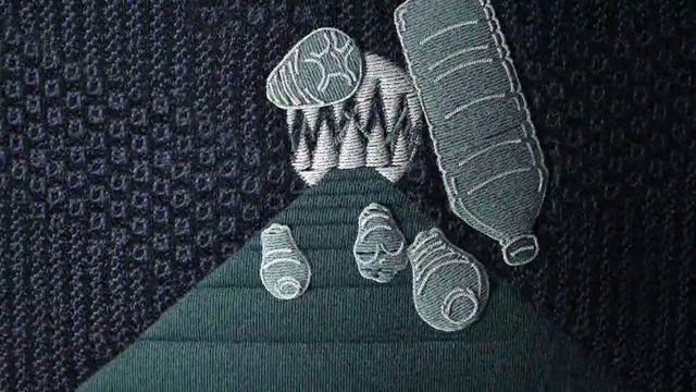 Video Reference: font, organism, black and white, space