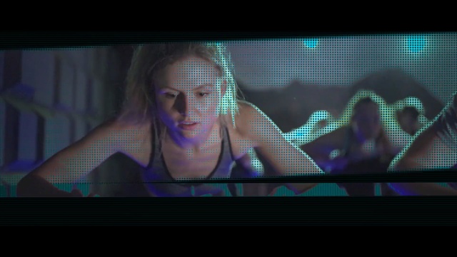Video Reference: blue, display device, purple, light, snapshot, darkness, screenshot, scene, technology, electronic device, Person