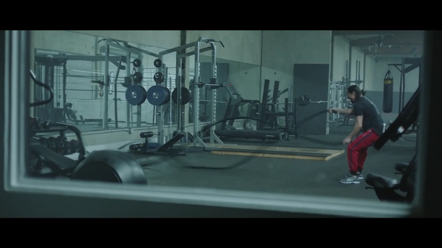 Video Reference: pc game, structure, mode of transport, room, technology, gym, darkness, screenshot, muscle, exercise equipment