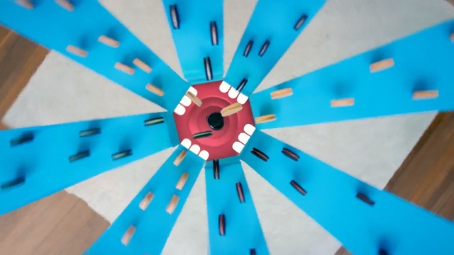 Video Reference: blue, red, symmetry, line, material, ribbon, turquoise, angle, plastic