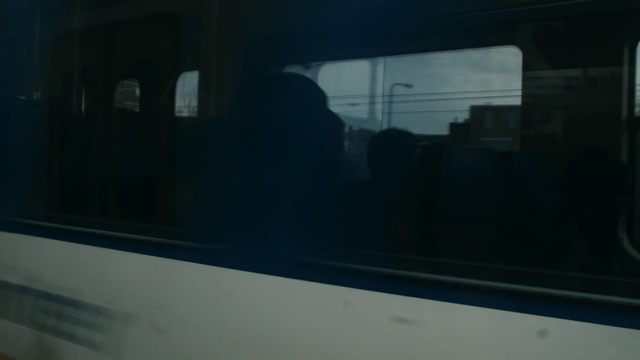 Video Reference: blue, transport, black, public transport, train, high speed rail, rapid transit, mode of transport, light, glass