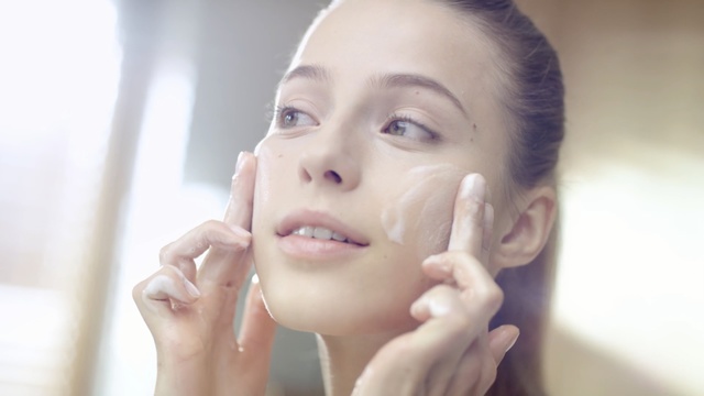 Video Reference: Face, Skin, Cheek, Eyebrow, Nose, Head, Beauty, Forehead, Chin, Lip, Person