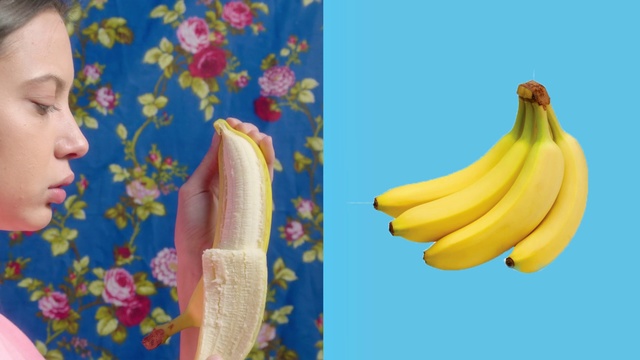 Video Reference: Banana family, Banana, Yellow, Cooking plantain, Plant, Fruit, Saba banana, Food