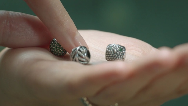 Video Reference: Finger, Ring, Nail, Fashion accessory, Hand, Jewellery, Engagement ring, Silver, Body jewelry, Bead