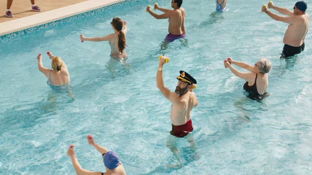 Video Reference: Fun, Swimming pool, Leisure, Leisure centre, Sports, Recreation, Swimming, Swimmer, Exercise, Synchronized swimming