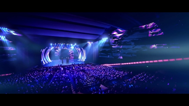 Video Reference: Performance, Entertainment, Stage, Purple, Violet, Visual effect lighting, Light, Lighting, Performing arts, Concert