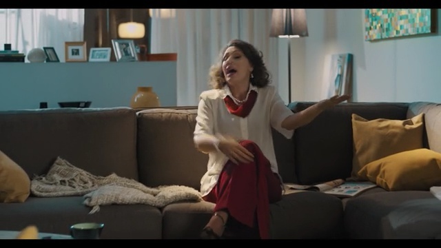 Video Reference: sitting, room, girl, snapshot, couch, mouth, drama, conversation, furniture, screenshot, Person