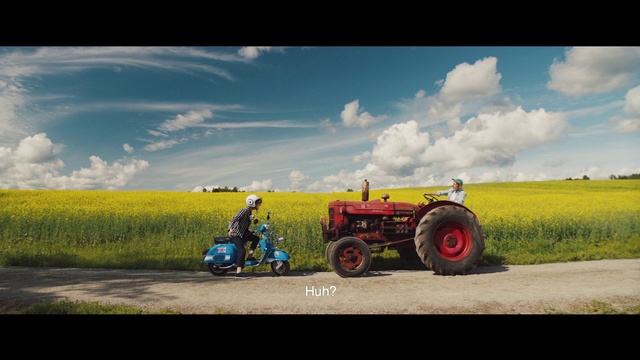 Video Reference: Tractor, Field, Agricultural machinery, Vehicle, Farm, Agriculture, Grassland, Rural area, Sky, Farmworker