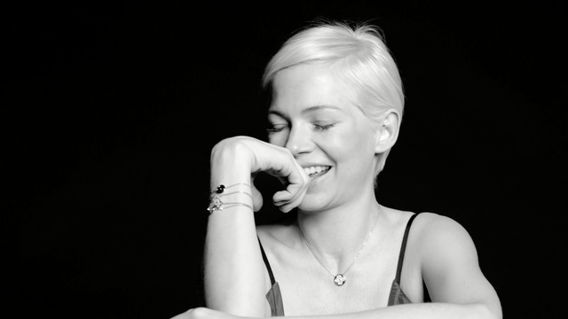 Video Reference: Photograph, Face, Facial expression, Beauty, Lip, Mouth, Black-and-white, Monochrome, Organ, Photography, Person