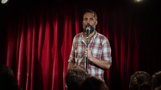 Video Reference: Performance, Facial hair, Event, Stage, Singing, Design, Performing arts, Talent show, Textile, Beard