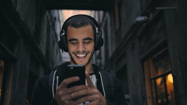 Video Reference: Smile, Technology, Electronic device, Photography, Audio equipment, Person