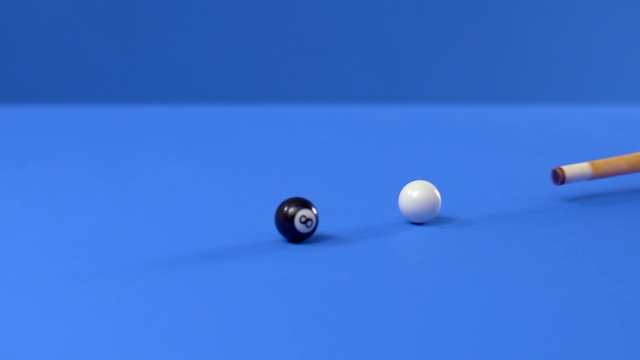 Video Reference: blue, billiard ball, english billiards, indoor games and sports, games, pocket billiards, eight ball, cue stick, azure, sky