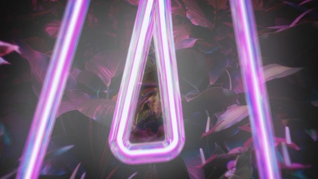 Video Reference: pink, purple, light, violet, magenta, neon, event