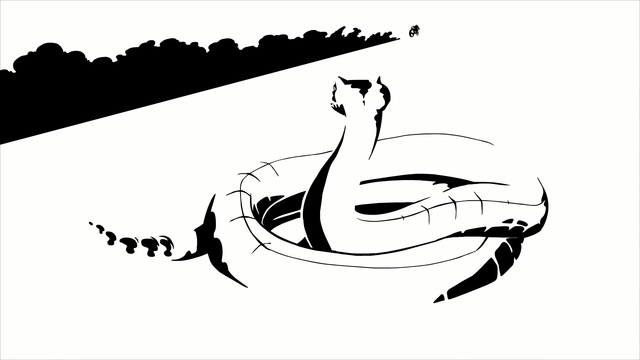 Video Reference: white, black, black and white, mammal, cartoon, vertebrate, art, hand, fictional character, automotive design