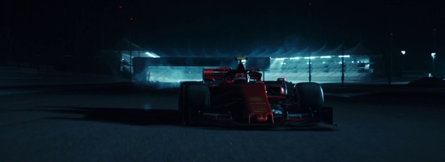 Video Reference: Vehicle, Formula one car, Race car, Mode of transport, Open-wheel car, Car, Formula one, Darkness, Automotive design, Night