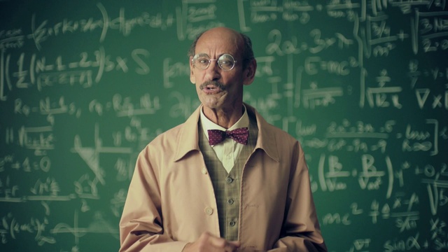 Video Reference: Green, Teacher, Professor, Blackboard, Room, Classroom, Human, Adaptation, Writing, Glasses