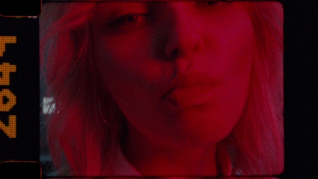 Video Reference: Lip, Mouth, Eyelash, Jaw, Lipstick, Pink, Art, Magenta, Flash photography, Layered hair