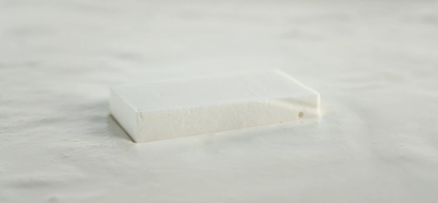 Video Reference: White, Rectangle, Dairy, Food, Tofu