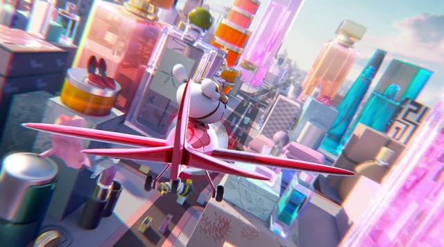 Video Reference: Pink, Laboratory, Material property, Games, Electronics, Graphic design