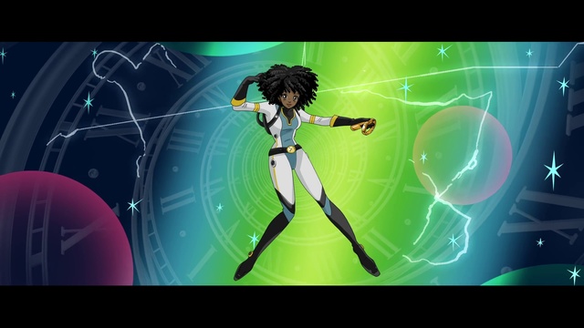 Video Reference: Cartoon, Fictional character, Animation, Cg artwork, Illustration, Space