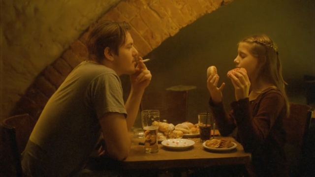 Video Reference: Conversation, Fun, Eating, Mouth, Photography, Scene, Supper, Food, Meal, Person