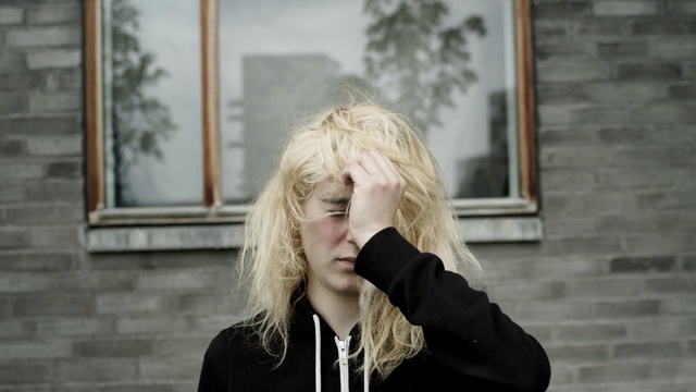 Video Reference: hair, human hair color, blond, girl, winter, Person