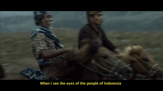 Video Reference: screenshot, horse like mammal, sky, pack animal, photo caption, film, mustang horse, Person