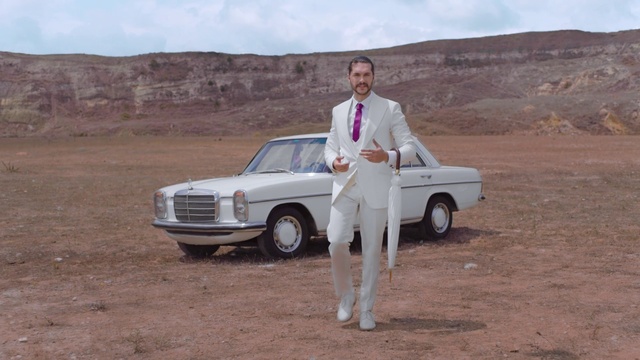 Video Reference: Land vehicle, Vehicle, Car, Classic car, Mercedes-benz w114, Mercedes-benz, Sedan, Landscape, Coupé