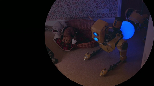 Video Reference: Circle, Space, Electric blue, Font, Art, Graphics, Shadow, Machine, Cg artwork, Animation