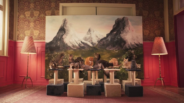 Video Reference: Theatrical scenery, Stage, Wall, Interior design, Furniture, Room, heater, Mural, Building, Tourist attraction