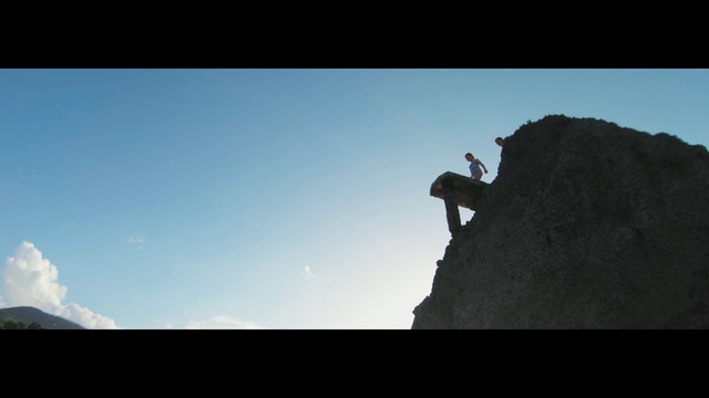 Video Reference: Sky, Rock, Adventure, Extreme sport, Terrain, Flip (acrobatic), Cliff, Recreation, Photography, Freestyle walking
