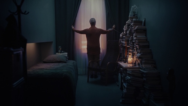 Video Reference: Light, Darkness, Lighting, Room, Night, Screenshot, Photography, Furniture, Fiction, Flash photography