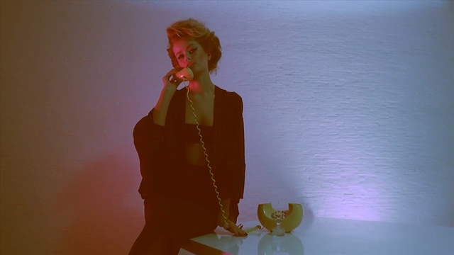 Video Reference: yellow, standing, fun, girl, singing, Person