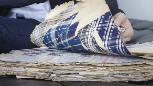 Video Reference: Textile, Pattern, Linens, Design, Hand, Tartan, Furniture, Wool, Pattern, Person