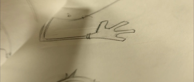 Video Reference: Drawing, Sketch, Line, Hand, Finger, Gesture, Artwork, Black-and-white, Figure drawing, Ceiling