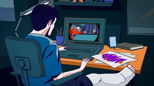Video Reference: Animated cartoon, Cartoon, Animation, Illustration, Adventure game, Anime, Electronic device, Art, Fiction, Graphic design