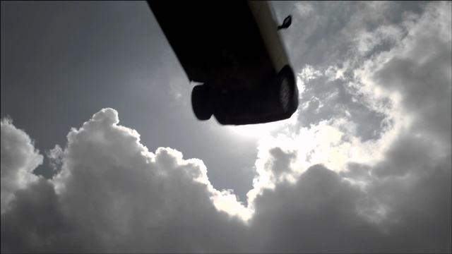 Video Reference: Sky, Cloud, Atmosphere, Daytime, Air travel, Cumulus, Photography, Meteorological phenomenon, Black-and-white, Monochrome
