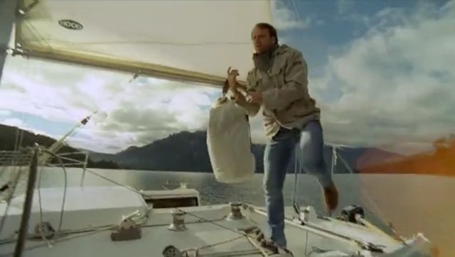 Video Reference: Vehicle, Sailing, Sailboat, Recreation, Boat, Person