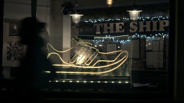Video Reference: display window, darkness, technology, tourist attraction, night, glass, Person