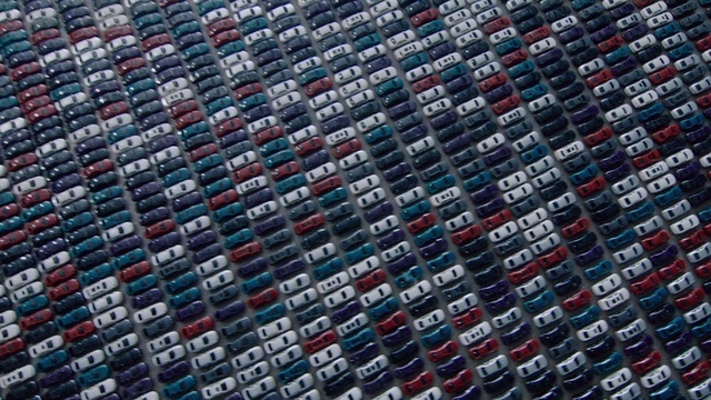 Video Reference: Blue, Pattern, Textile, Woven fabric, Collection, Pattern, Art