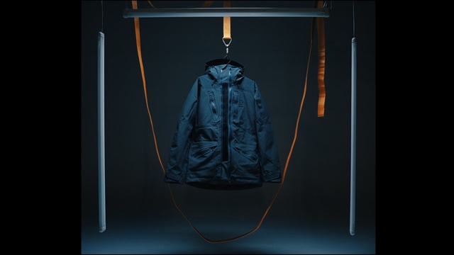 Video Reference: Blue, Outerwear, Bag, Jacket, Photography, Electric blue, Baggage, Still life photography, Clothes hanger, Still life