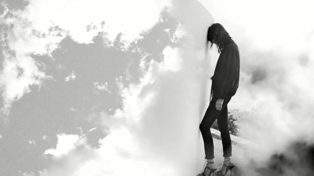 Video Reference: sky, cloud, photograph, black and white, monochrome photography, photography, meteorological phenomenon, monochrome, girl, silhouette