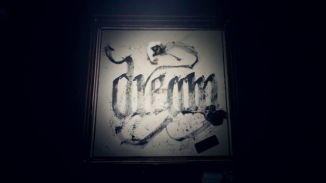 Video Reference: Text, Calligraphy, Font, Art, Illustration, Visual arts, Design, Drawing, Photography, Darkness