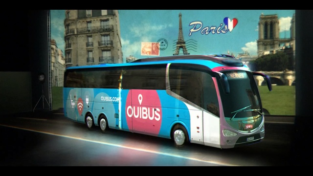 Video Reference: bus, motor vehicle, transport, vehicle, mode of transport, tour bus service, commercial vehicle, public transport, metropolitan area, technology, Person