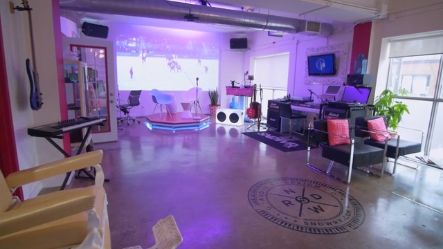 Video Reference: purple, room, function hall, interior design, real estate, lobby