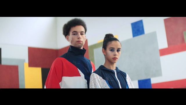 Video Reference: blue, red, youth, girl, fun, product, event, Person