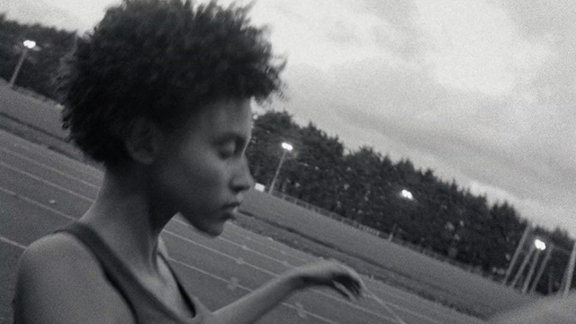 Video Reference: photograph, black, black and white, monochrome photography, photography, snapshot, black hair, girl, monochrome, sky