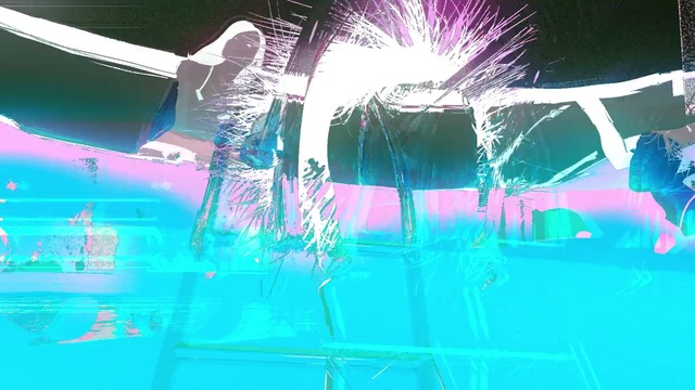 Video Reference: blue, water, light, purple, leisure, fun, swimming pool, world, computer wallpaper, leisure centre, Person